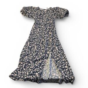 Old Navy Navy Blue Floral Dress for womens